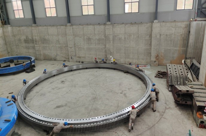 CCS武漢分社助力洛陽新強聯回轉支承股份有限公司超大型回轉支承順利交付