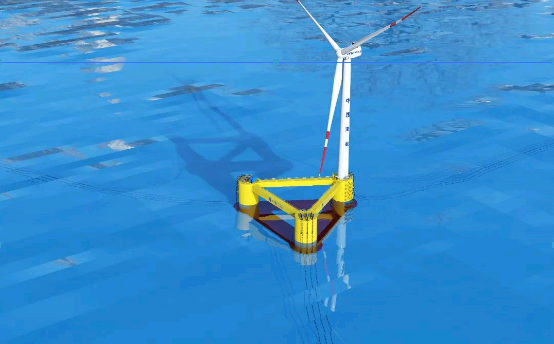 CCS船級社認(rèn)證檢驗的國內(nèi)首臺深遠(yuǎn)海浮式風(fēng)機(jī)平臺“扶搖號”扎根在瓊州海峽東口